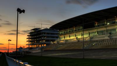 Epsom Racecourse at Sunset
