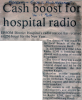 Cash boost for hospital radio.